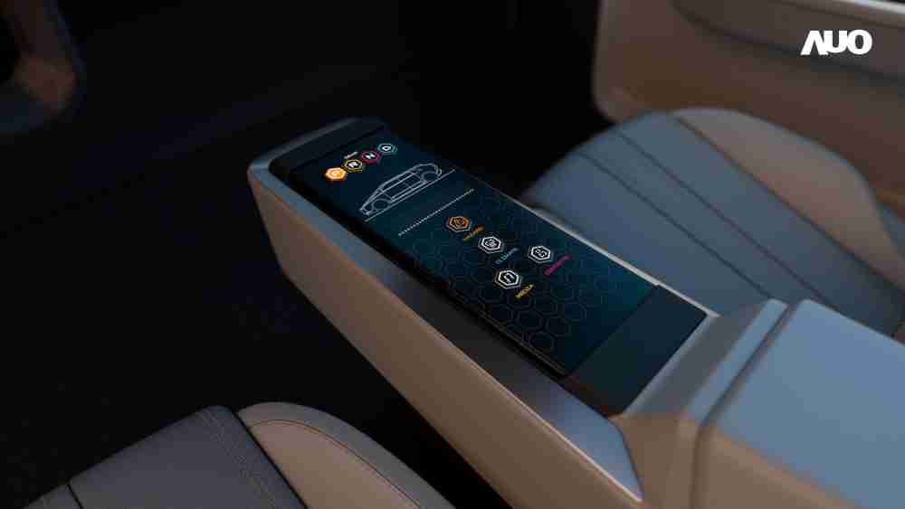 开云电子以人性化设计打造多变形态中控显示(Morphing Center Control)，，，，不使用时仅平面显示信息，，，，进行操作时，，，显示器则会动态隆起，，，转变成3D实体按钮，，并有触觉回馈，，，，展示人机互动新体验